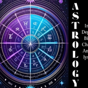 Astrology Birthchart Reading, Spiritual Analysis, Natal Chart Service, Zodiac Insights, Astrology Gift