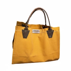 Heavy Duty Leather Log Carrier, Firewood Tote Bag for Hearth