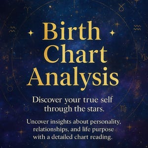 In-Depth Birth Chart Analysis | Personalized Astrology Reading for Self-Discovery