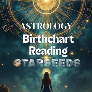 Astrology Birthchart Reading, Spiritual Insights, Personalized Zodiac Analysis, Birth Chart Astrology Report