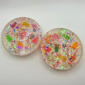 Coasters | Glitter & Gummy Bears - White (Single)
