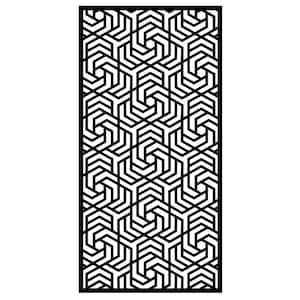 Sammankopplande hexagonalt geometriskt mönster DXF-fil, laserskuren skärmpanel, modern väggkonst