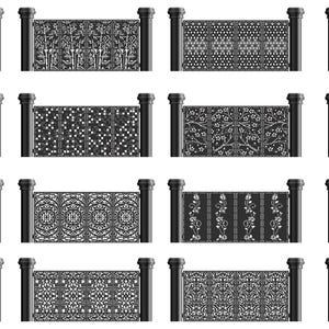 130+ gate design,farm gate,Metal Plasma,Laser Cut,Design Vector,Laser design,Dxf files,digital download.