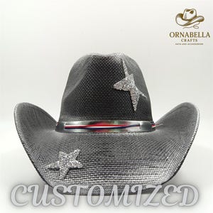Women And Men Unisex Western Midnight Starlight Cowboy Hat