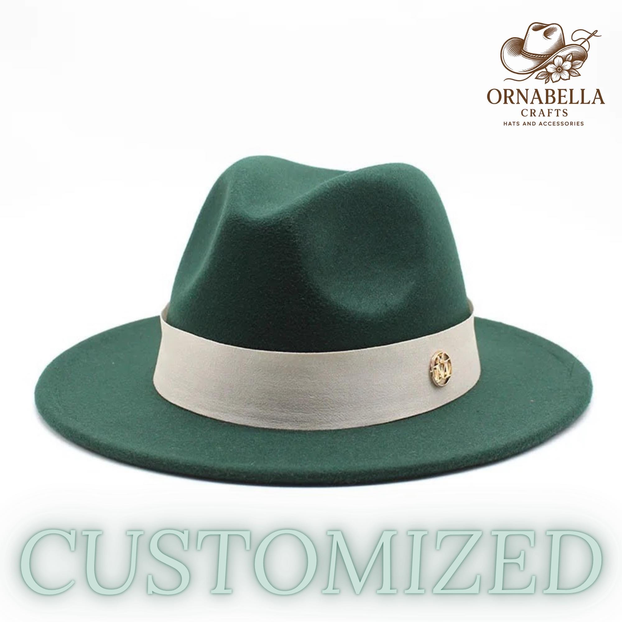 Dark Green Fedora - Etsy