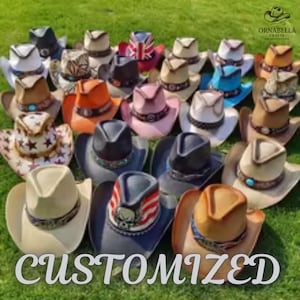 Men and Women Cowboy Unisex Hats Vintage Style Hat Panama Cowboy Jazz Hats