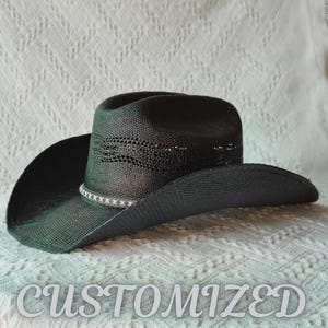 Women And Men Unisex Western Rodeo Cowboy  Straw Hat Beach Sun Hat