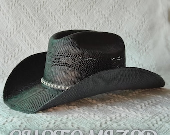Women And Men Unisex Western Rodeo Cowboy  Straw Hat Beach Sun Hat