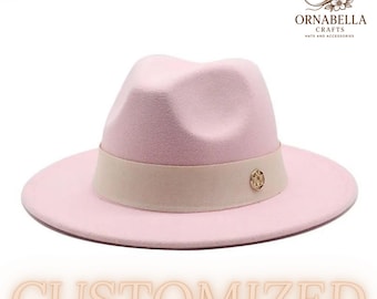 Chapeau Cowgirl Paille Fleuri Rose - Taille Unique été
