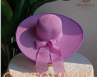 Women Western Rodeo Cowboy  Straw Hat Beach Sun Hat