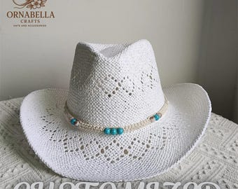 Women And Men Unisex Western Rodeo Cowboy  Straw Hat Beach Sun Hat