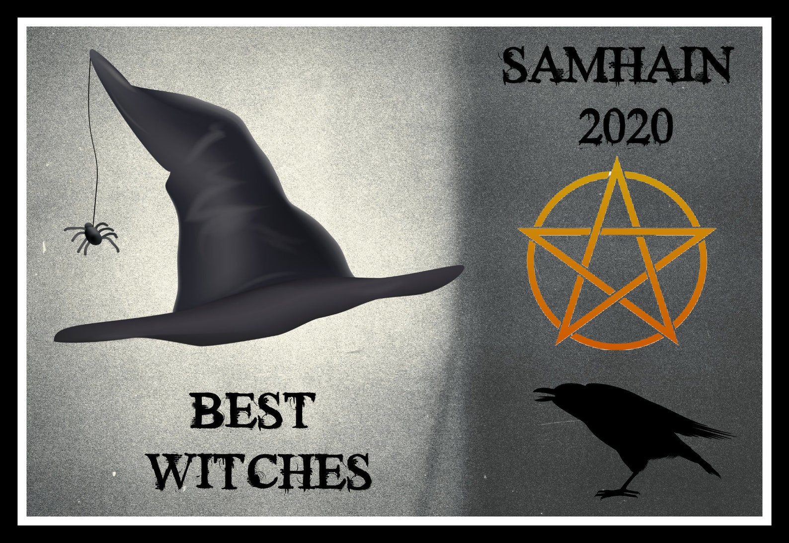 Samhain Printable Download Card Trio | Etsy