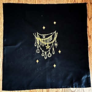 Celestial Drape Metallic Gold Tarot / Altar Cloth