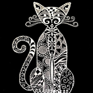 The Cat Tarot/Altar Color Choice Cloth