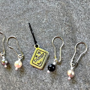 Tarot Card Stitch Markers for Knitting and Crochet