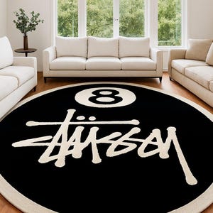 Stussy 8 Ball Rug - Etsy