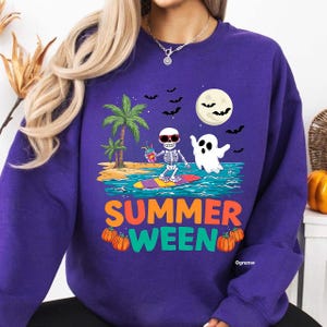 Summerween Skeleton PNG, Retro Spooky Summer Sublimation Design, Funny Girly Beach Vibes PNG, Halloween Vacation Shirt PNG, Summerween Png