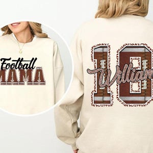 Personalized Football Mom PNG, Custom Gameday Football PNG, Football Mama Png, Customized Football, Softball sublimation