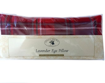 Flannel Eye Pillow with Organic Flaxseed for Relaxation & Yoga with your choice of fabric and scent