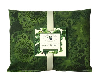 Large Hops Pillow With Your Choice of Fabric (8"x10")