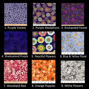 Floral Eye Pillow with Removable Cover and Organic Flaxseed for Relaxation & Yoga with your choice of fabric and scent image 4
