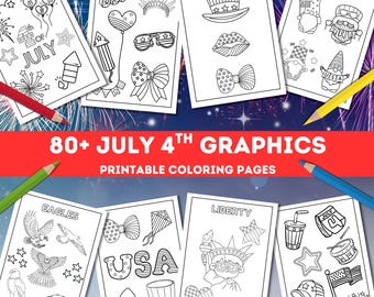 4 juli kleurplaten, USA kleurplaat, Independence Day Coloring PDF, Patriotic Coloring, Fourth of July Coloring, Pool Party Favor