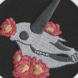 Unicorn Skull Patch