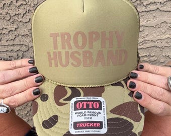 TROPHY HUSBAND Trucker Hat