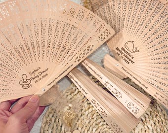 Baby-Dusche-Gastgeschenke für Gäste Personalisierte Fans für Partygeschenke Hochzeit Geschenkideen Für Paare Taufe Gunsten Fans Neugeborenen Baby Geschenk
