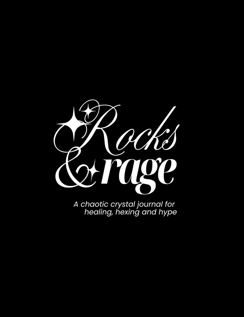 Printable Rage Journal Rocks & Rage: A 30-day Printable Journal/doodlebook for Healing, Hexing ...