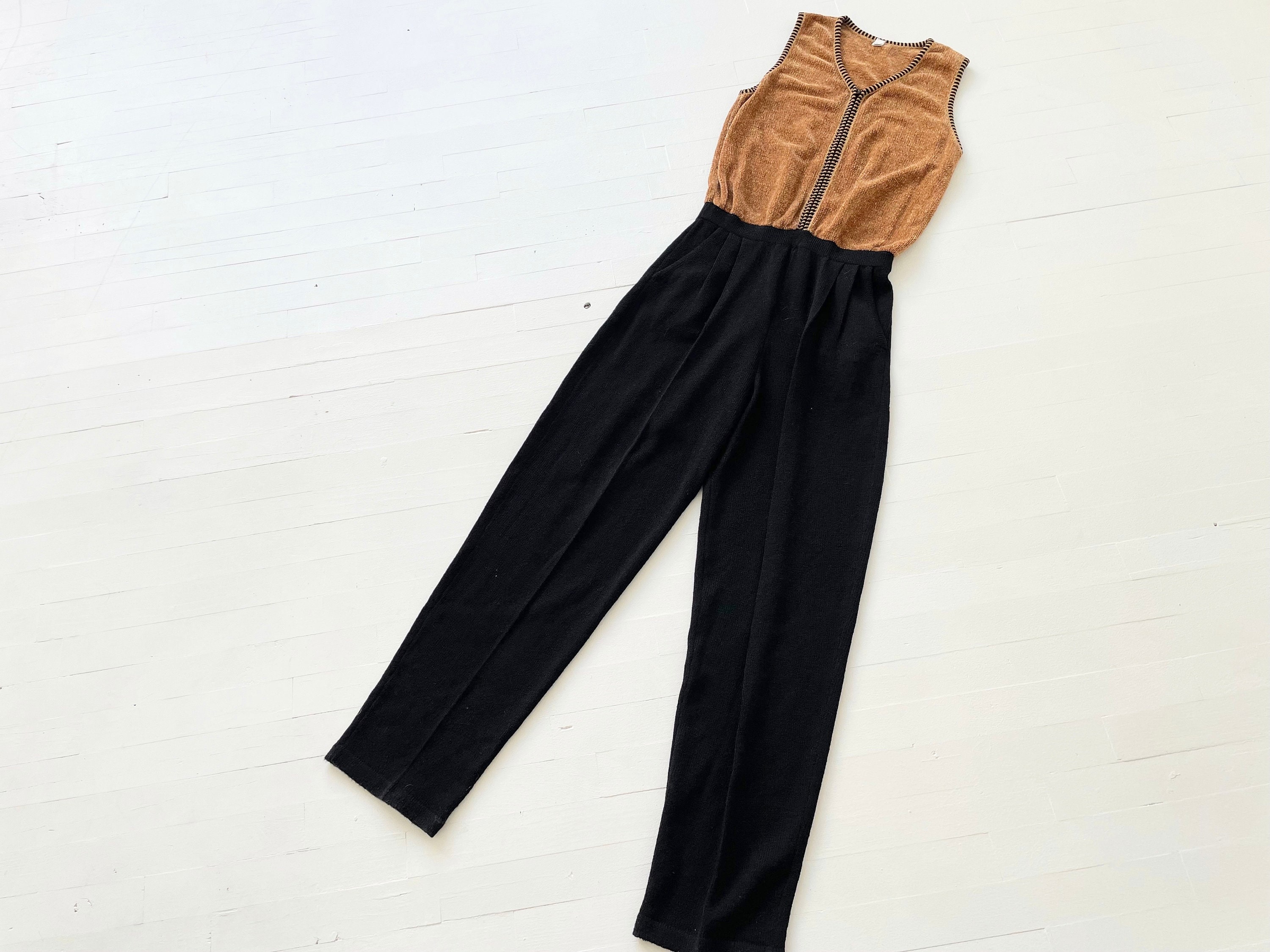 Black sweater jumpsuit 2025