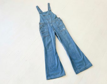 Vintage Blue Denim Overalls