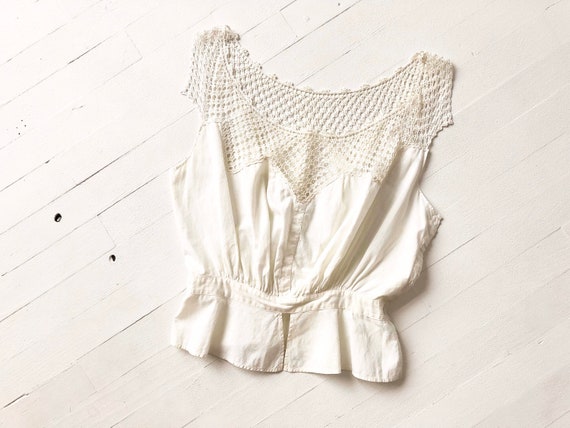 Antique Edwardian Crochet Camisole
