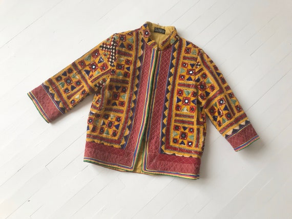 1970s Embellished Indian Cotton Jacket