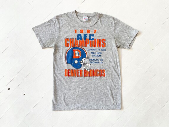 1987 “AFC Champions Denver Broncos” Tee - image 7