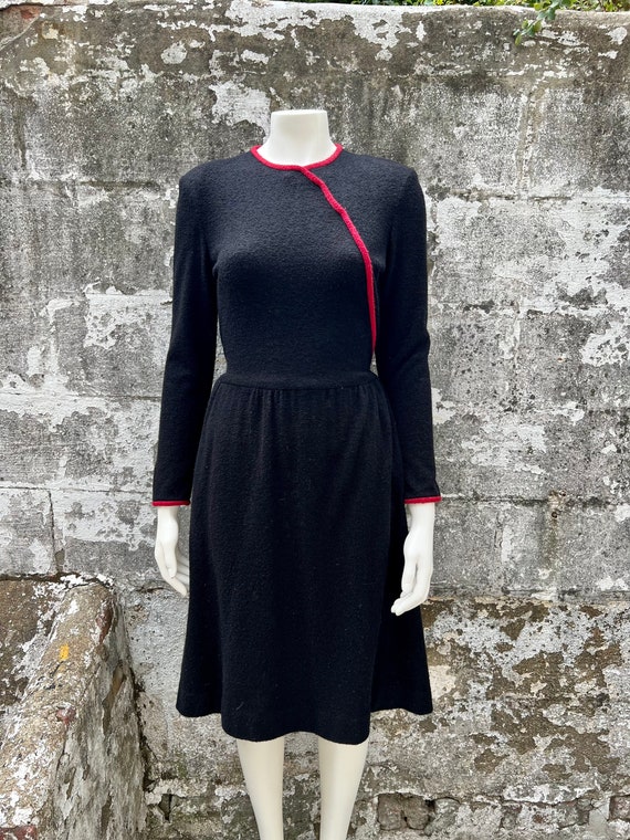 1970s Albert Nipon Bouclé Dress - image 5