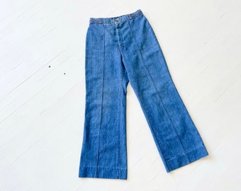 VINTAGE 90s 2000s Y2K Denim Low Rise Waist Hip Slung POSTAL