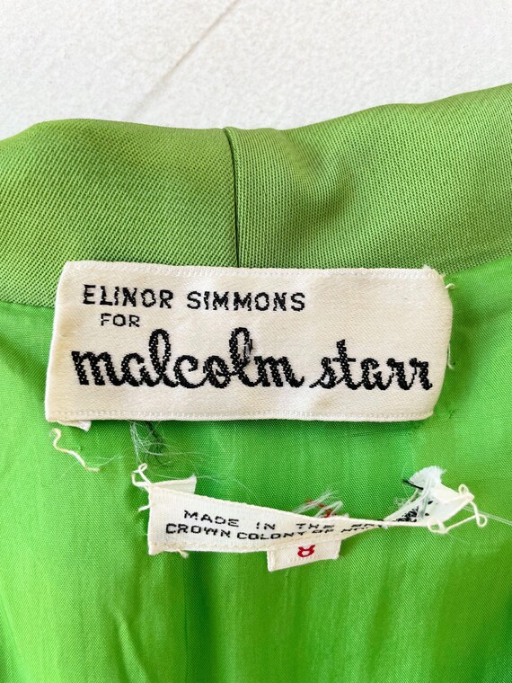 1960s Malcolm Starr Metallic Patchwork Party Gown - image 9