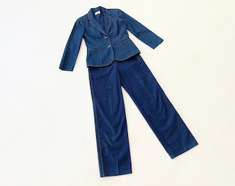 1970年代のブルーデニムスーツ