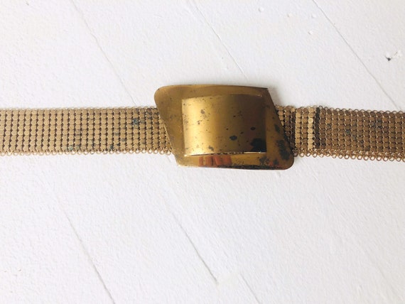 1970s Gold Mesh Belt - image 2