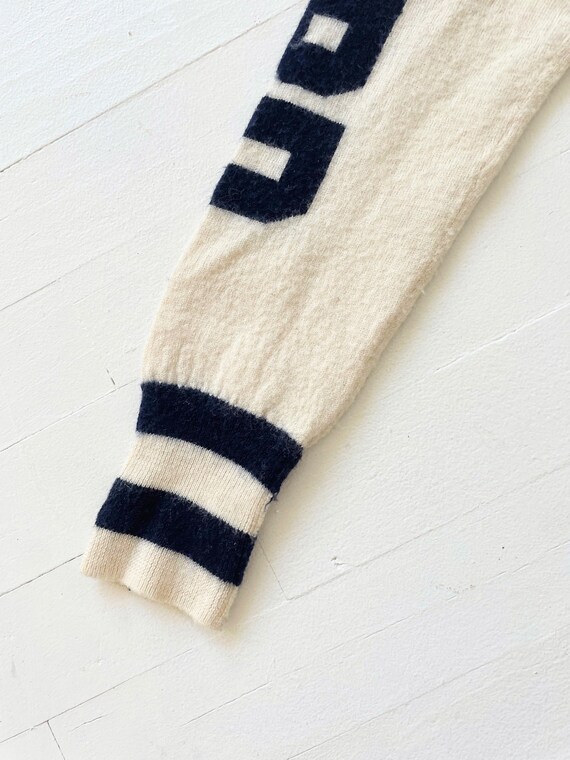 Vintage Cream + Navy Pool Ball Cardigan - image 4