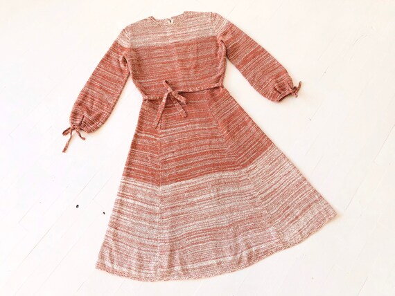 1970s Ombré Knit Dress