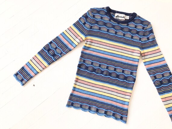1970s Striped Knit Sweater