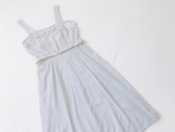 1950s Dotted Cotton Sundress