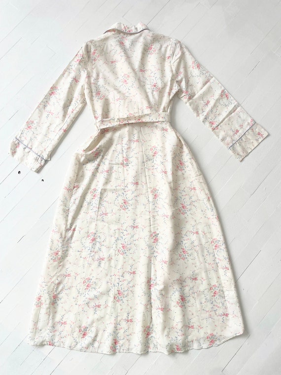 1940s Floral Print Robe - image 5