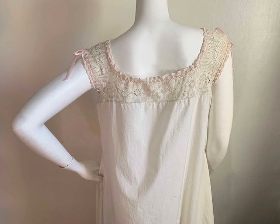 Antique 1910s Crochet Romper - image 3