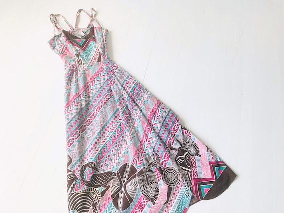 1980s Printed Sundress