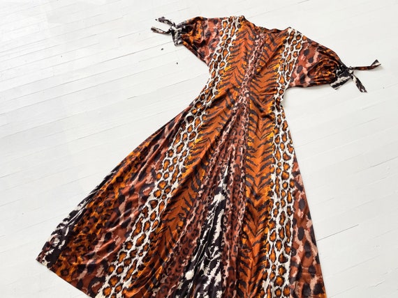 Vintage Mixed Animal Print Dress - image 7