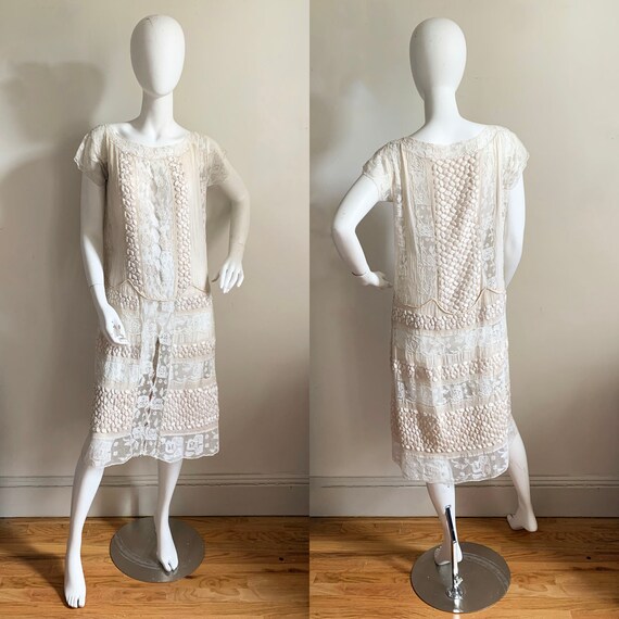 Exquisite Antique Lace Dress
