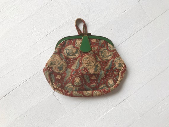 1940s Egyptian Pharaoh Print Belt Bag